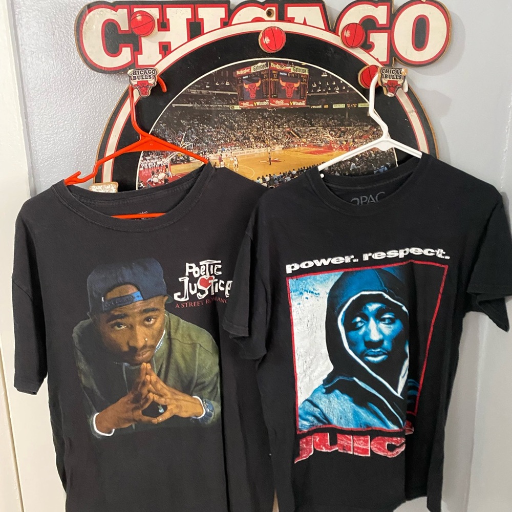 Poetic Justice and juice t shirt bundle size medium